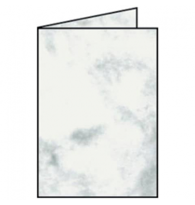 Blanko-Grußkarten 16401014 A5 148mm x 210mm (BxH) 220g grau marmora