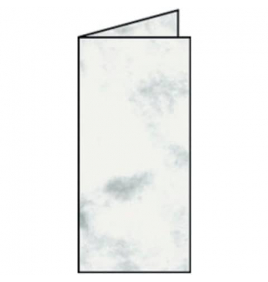 Blanko-Gru&szlig;karten 16400314 DIN lang hoch doppelt 100mm x 210mm (BxH) 220g ohne grau