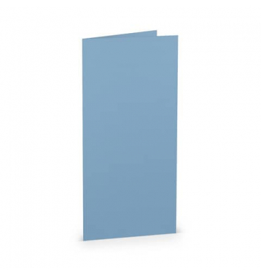 Blanko-Grußkarten 16400335 DIN lang hoch doppelt 100mm x 210mm (BxH) 220g dunkelblau