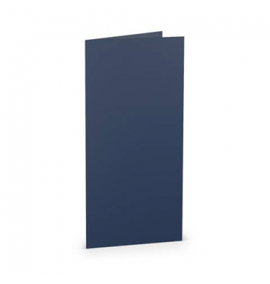 Blanko-Grußkarten 16400390 DIN lang hoch doppelt 100mm x 210mm (BxH) 220g jeans
