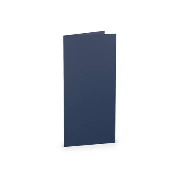 50 Stück Rössler Blanko-Grußkarten 16400390 DIN lang hoch doppelt 100mm x 210mm (BxH) 220g jeans 4014969047415 Rössler
