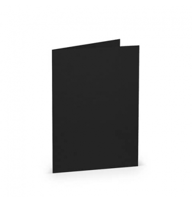 Blanko-Grußkarten 16400670 A5 105mm x 148mm (BxH) 220g schwarz