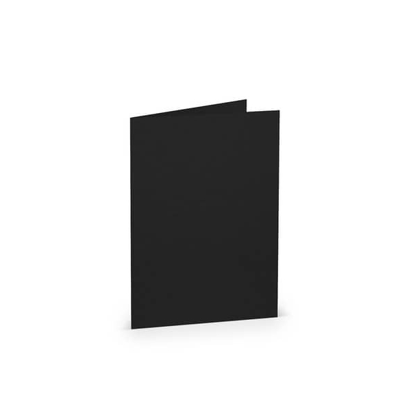 50 Stück Rössler Blanko-Grußkarten 16400670 A5 105mm x 148mm (BxH) 220g schwarz 4014969048450 Rössler
