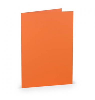 Blanko-Grußkarten 16401021 A5 148mm x 210mm (BxH) 220g orange