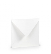 Designbriefumschlag 16404009, quadratisch, nassklebend, 100g, weiß