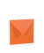 Designbriefumschlag 16404021, quadratisch, nassklebend, 100g, orange