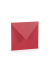 Designbriefumschlag Paperado 16404036, quadratisch, nassklebend, 100g, rot