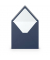 Designbriefumschlag Paperado 16404090, quadratisch, nassklebend, 100g, jeans