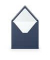 Designbriefumschlag Paperado 16404090, quadratisch, nassklebend, 100g, jeans