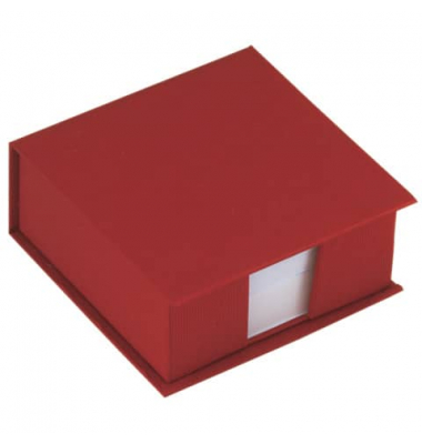 Zettelbox 1312452360, 95x95mm, inkl. 110 Notizzettel, rot, Karton