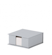 Zettelbox 1312452170, 95x95mm, inkl. 270 Notizzettel, stone, Karton