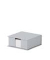 Zettelbox 1312452170, 95x95mm, inkl. 270 Notizzettel, stone, Karton