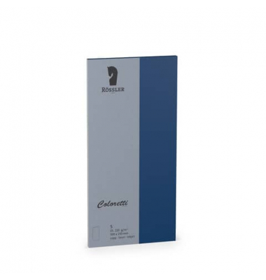 Blanko-Gru&szlig;karten 220703590 DIN lang 20cm x 210mm (BxH) 225g jeans
