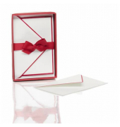 Blanko-Gru&szlig;karten 1828205036 B7 128mm x 8,5cm (BxH) rot