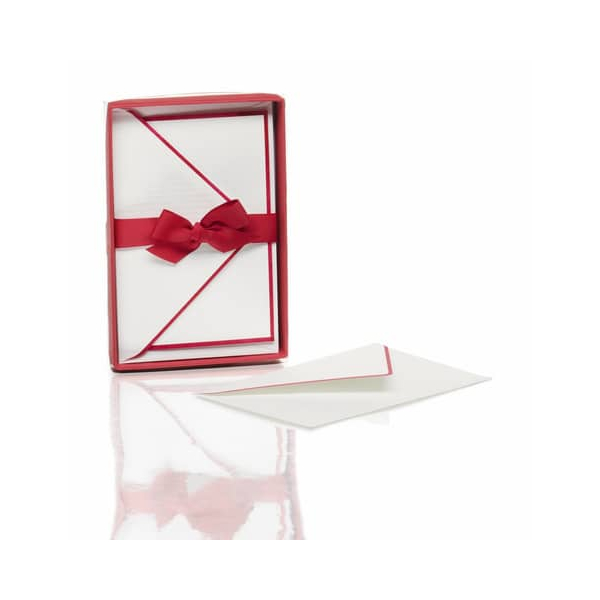 4 Stück Rössler Blanko-Grußkarten 1828205036 B7 128mm x 8,5cm (BxH) rot 4014969598504 Rössler 10 Stück