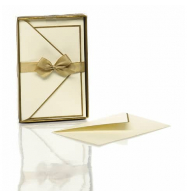 Blanko-Gru&szlig;karten 1828206075 220g gold