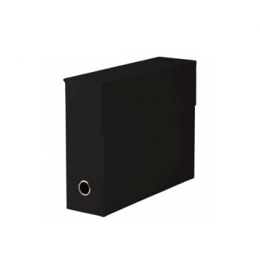Heftbox Soho 1319452703, A4 schwarz, 9,5cm F&uuml;llh&ouml;he, Karton
