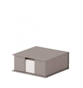 Zettelbox 1312452490, 95x95mm, inkl. 270 Notizzettel, taupe, Karton