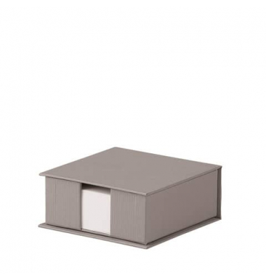 Zettelbox 1312452490, 95x95mm, inkl. 270 Notizzettel, taupe, Karton