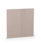 Blanko-Grußkarten 1103069049 DIN lang hoch doppelt 220g planliegend taupe