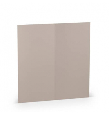 Blanko-Grußkarten 1103069049 DIN lang hoch doppelt 220g planliegend taupe