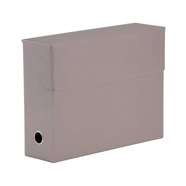 2 Stück Rössler Heftbox Soho 1319452493, A4 taupe, 9,5cm Füllhöhe, Stabiler Karton 4014969662397 Rössler