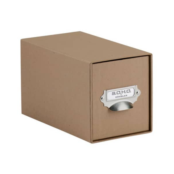 2 Stück Rössler CD-Schubladenbox Soho kraft 4014970092343 Rössler