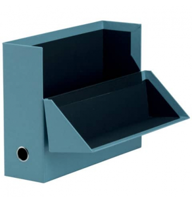 Heftbox Soho 1319452153, A4 denim, 9,5cm F&uuml;llh&ouml;he, Karton