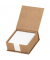 Zettelbox 1312452600, 95x95mm, inkl. 270 Notizzettel, hazelnut, Karton