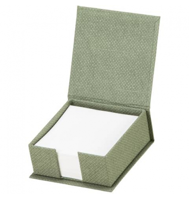 Zettelbox 1312452670, 95x95mm, inkl. 270 Notizzettel, sage, Karton