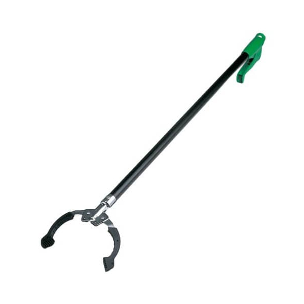 UNGER NiftyNabber Pro Greifzange – robuster Profi-Allzweckgreifer mit Stahlklauen & Gummiüberzug – ergonomisch & hochbelastbar – für Gartenpflege, Hausmeisterservice, Industrie, Entsorgung – 97 cm