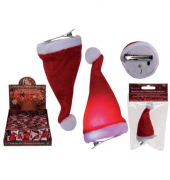 Haarspange Weihnachtsmütze Weihnachtshaarspange