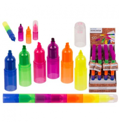 Textmarker 29/2838, Set, 6-farbig sortiert, 5mm Keilspitze