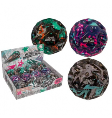 Gummiball bunt sortiert Springball