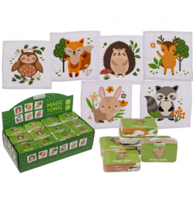 Handtuch Magic Waldtiere sortiert Magisches Handtuch