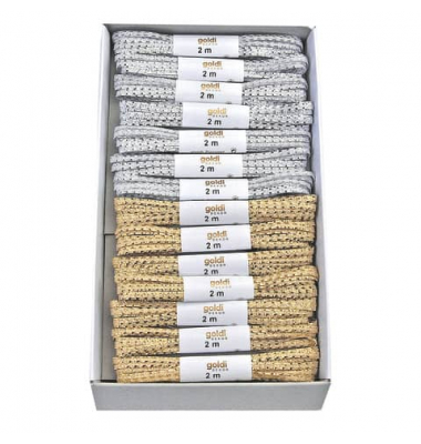 Zierband 0160 0399 2002, ohne, 3mm x 2m, farbig sortiert