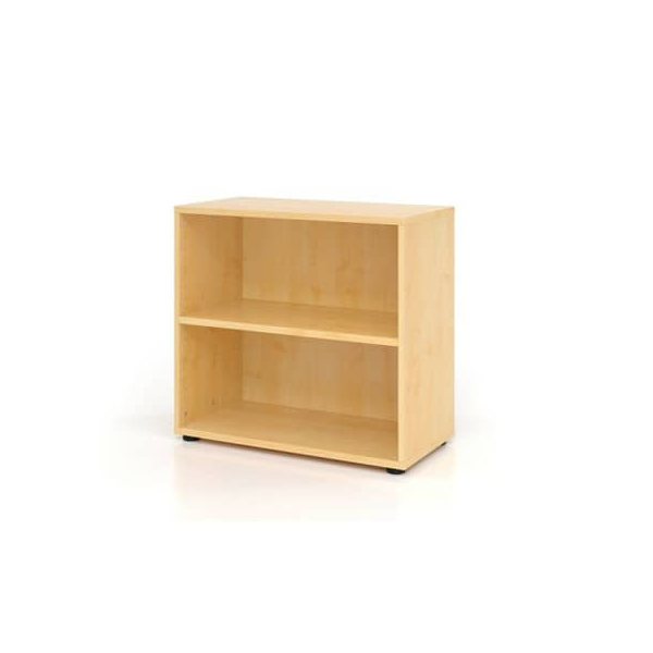 4032062184219 - VERA-ZWO - Büroregal HxBxT 748 x 800 x 400 mm 2 Ordnerhöhen Ahorn-Dekor kaiserkraft