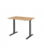 Schreibtisch, elektrisch höhenverstellbar, 70-120cm (H), 120x80cm (BxT), asteiche / graphit