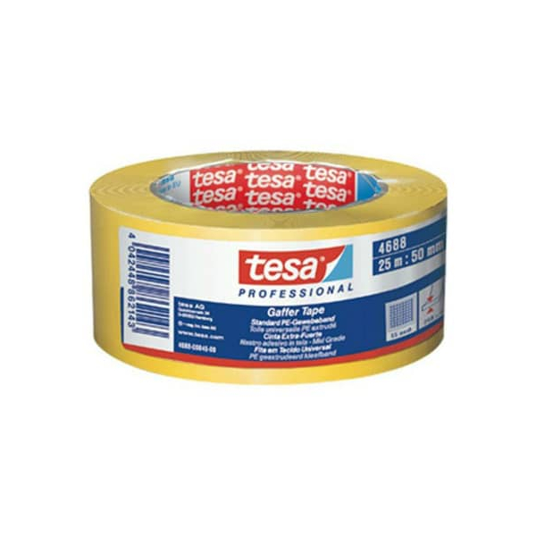 10 Stück Tesa Gewebeband 50mm x 25m gelb 4042448862136 Tesa 50 Meter