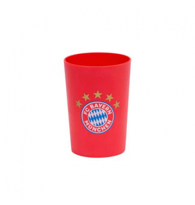 Zahnputzbecher 200ml Logo rot