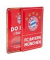 Metallschild 2er-Set Logo rot Fan-Metallschild
