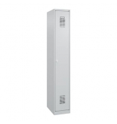 Garderobenschrank 1 Abteil h.grau