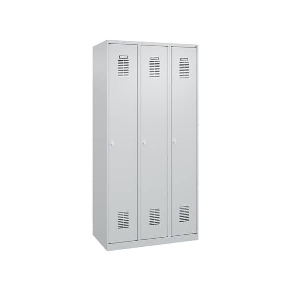 4066681374812 - Garderobenschrank 3 Abteile hgrau 4066681374812 CP 4066681374812 - Garderobenschrank 3 Abteile hgrau 4066681374812 CP