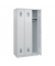 Garderobenschrank 3 Abteile h.grau
