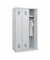 Garderobenschrank 3 Abteile h.grau