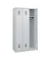Garderobenschrank 3 Abteile h.grau