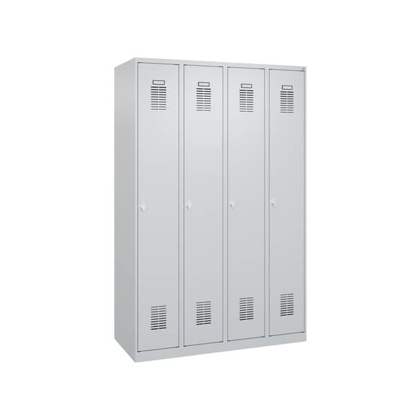 4066681374874 - Garderobenschrank 4 Abteile hgrau 4066681374874 CP 4066681374874 - Garderobenschrank 4 Abteile hgrau 4066681374874 CP