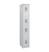 Garderobenschrank 1Abteil 2F h.grau