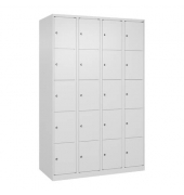 Fächerschrank 4Abteil 5F h.grau Fächerschrank