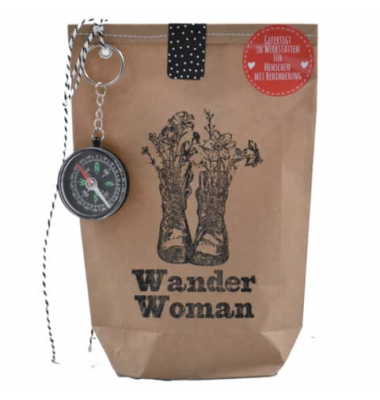 Wundert&uuml;te 63451 , "Wander Woman", 14x22cm (BxL), in Papiert&uuml;te